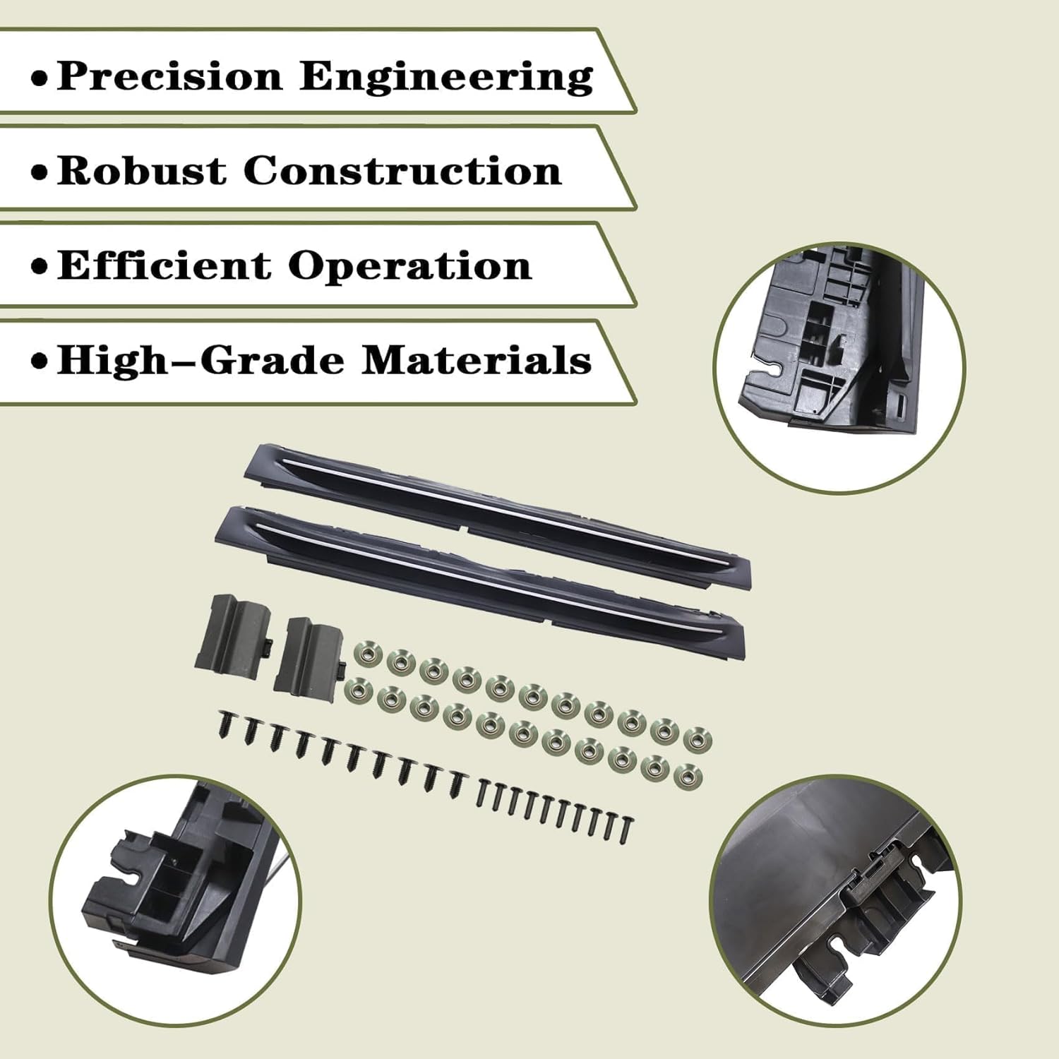 Priprilod Side Steps Running Boards Nerf bar Fit for Mercedes GLS X167 2020-2025 （450 580 600） Running Board Side Step Nerf Bar