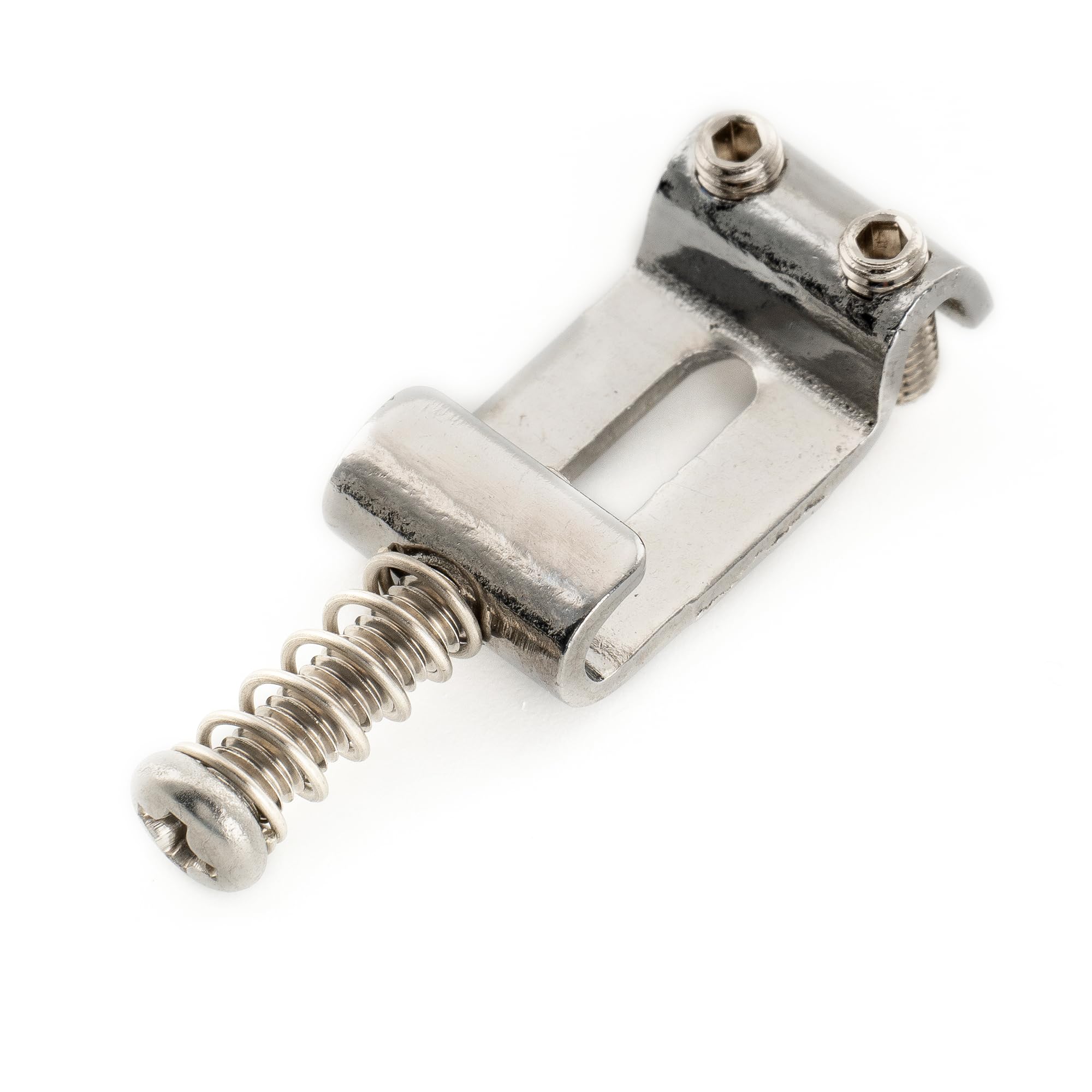 Musiclily Ultra 10.8mm Hardened Steel Vintage Style Saddles for Strat Style Electric Guitar Bridge Chrome (Set of 6) - Image 4