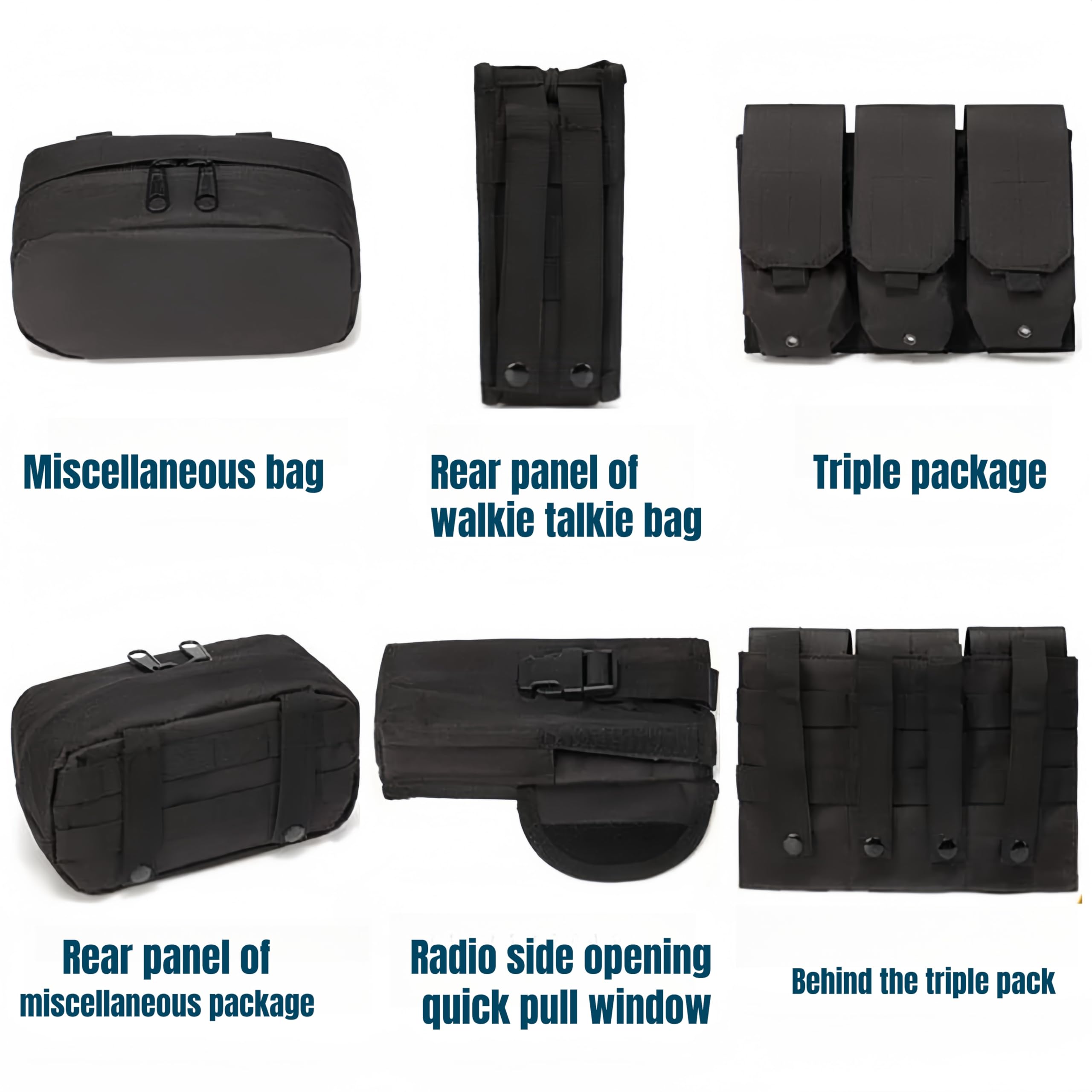 Peminkoo Gilet Tactique, Armure corporelle, Porte-Plaque de Chasse, Accessoires Airsoft, armée de Combat Militaire Wargam Molle