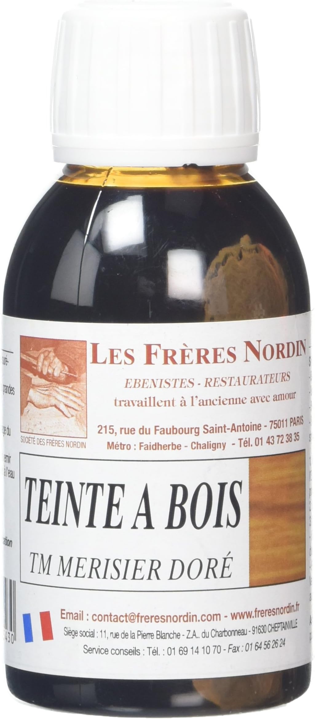 Teinte à Bois Wengué 500ml LES FRERES NORDIN