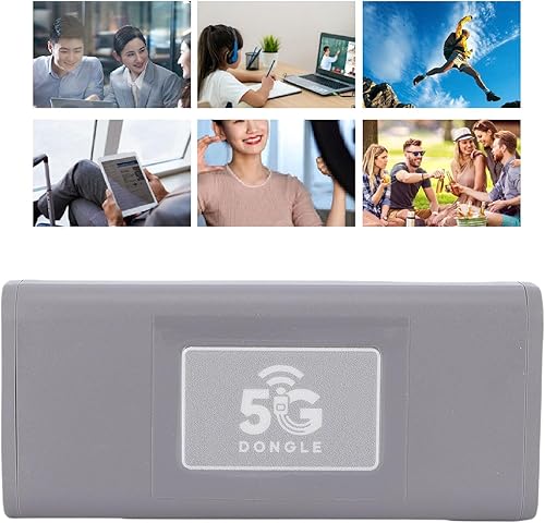 Miniatura 5 de Bewinner 5G USB Modem, 2.5Gbps High Speed Portable Mobile Hotspot Router with Built in Antenna for 4K Video Streaming Low Latency Gaming