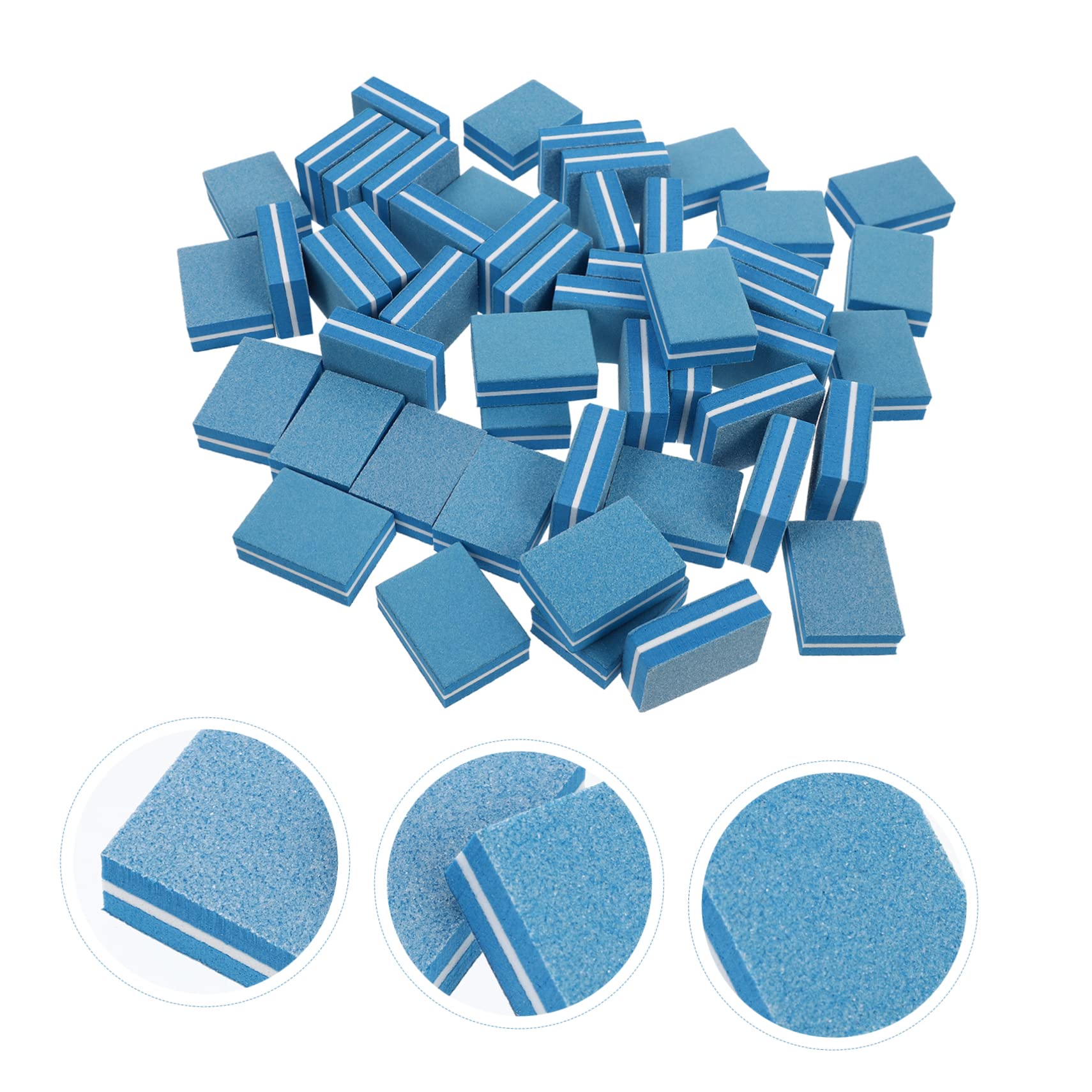 Healeved 150pezzi Sponge Nail Files Per Manicure e Unghie Finitura Liscia Per Unghie Naturali e Artificiale Facile Da Usare e Portatile