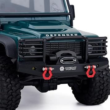 CNC المصد الأمامي للألمنيوم لـ TRX4M Defender 1/18 RC Crawler Car Upgrade Parts