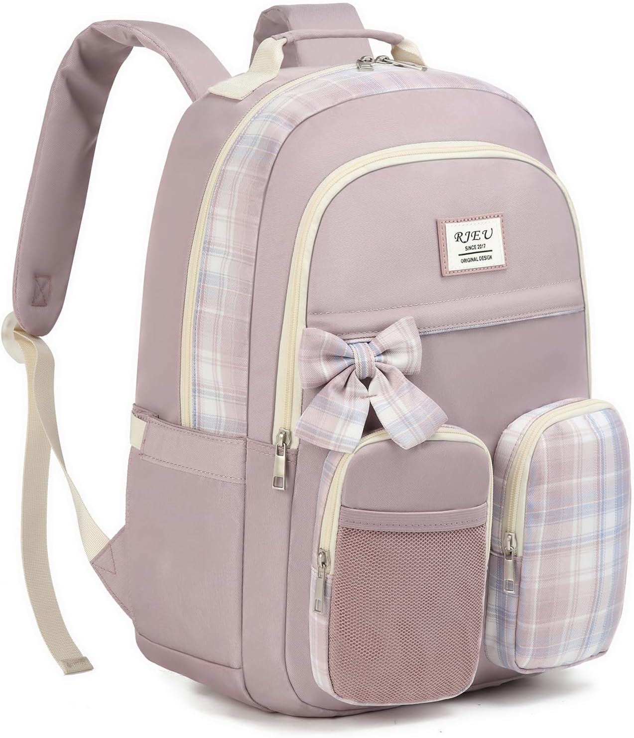 Girls School Backpack,Laptop Backpack for Teens Aesthetic Bookbag for Middle High School Students,Mochila para Niñas（Green）