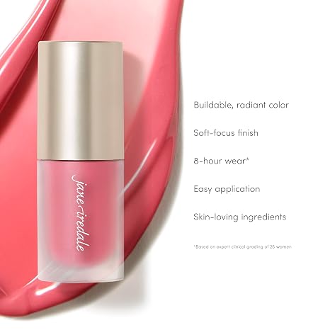jane iredale ColorLuxe Liquid Blush, Lightweight, Buildable Long-Wear Formula Delivers an Effortless, Customizable Flush, Dermatologist-Tested, Vegan