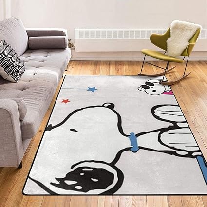 Amazon Snoopyスヌーピー ラグ カーペット 洗える ラグマット 滑り止め付 絨毯 防ダニ 抗菌 防臭 ふわふわ おしゃれ フランネルラグ 夏用 防音 洗えるラグ マット オールシーズン 北欧 長方形 3 148cm Ldu ホーム キッチン 通販