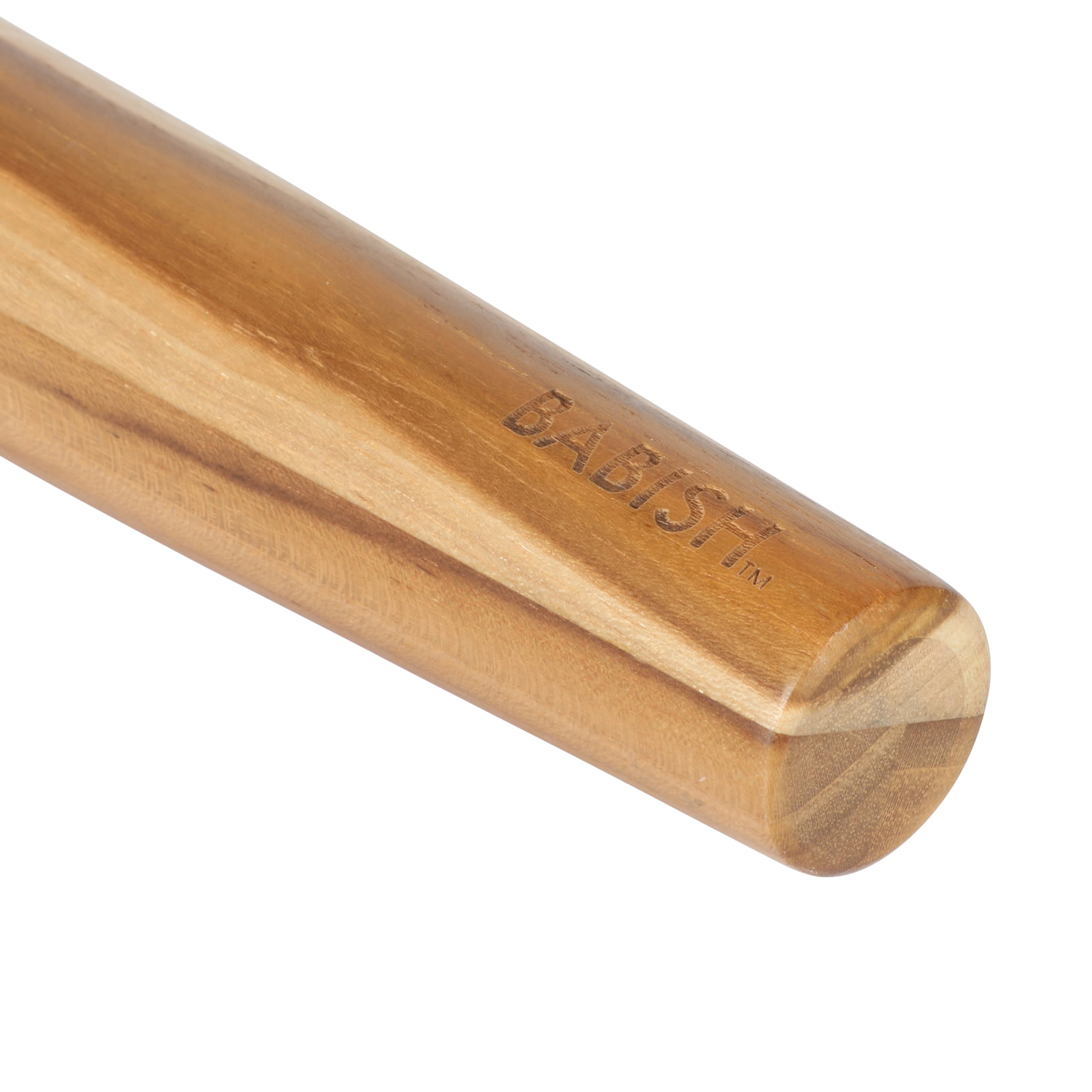 Babish 21 Inch French Rolling Pin - Solid Teak Wood, Tapered For Pastry & Pie Dough - View #5