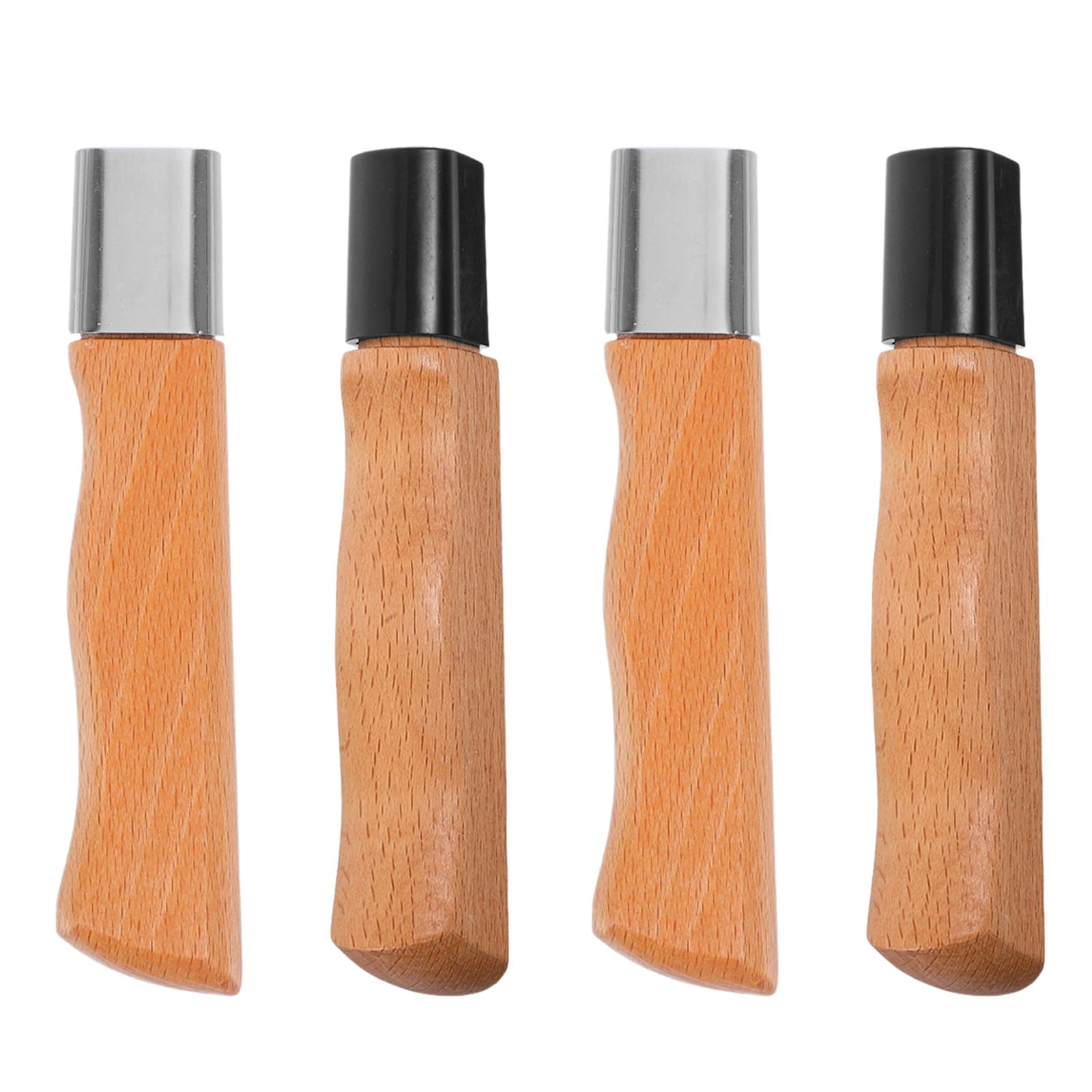Mangos de madera para cuchillos de cocina con diseño ergonómico antideslizante