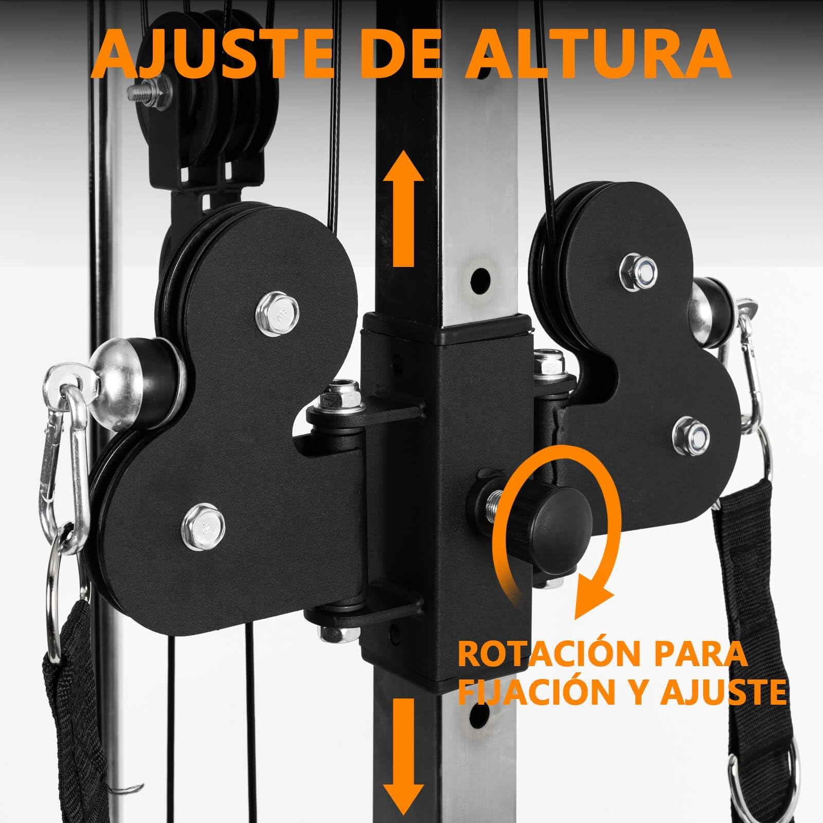 ALLinLIFE Máquina de Musculación Multiestación Musculación,Maquina Multifuncion Musculacion Jaula Musculacion,Maquina Gimnasio para Fitness Gimnasio en Casa,Ejercitar Parte Superior Cuerpo
