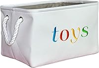 Vista 7 de APPLE PIE ORDER Cesta de guardería, contenedor de almacenamiento y organizador para bebé, pañales, toallitas, libros, juguetes. Caja decorativa