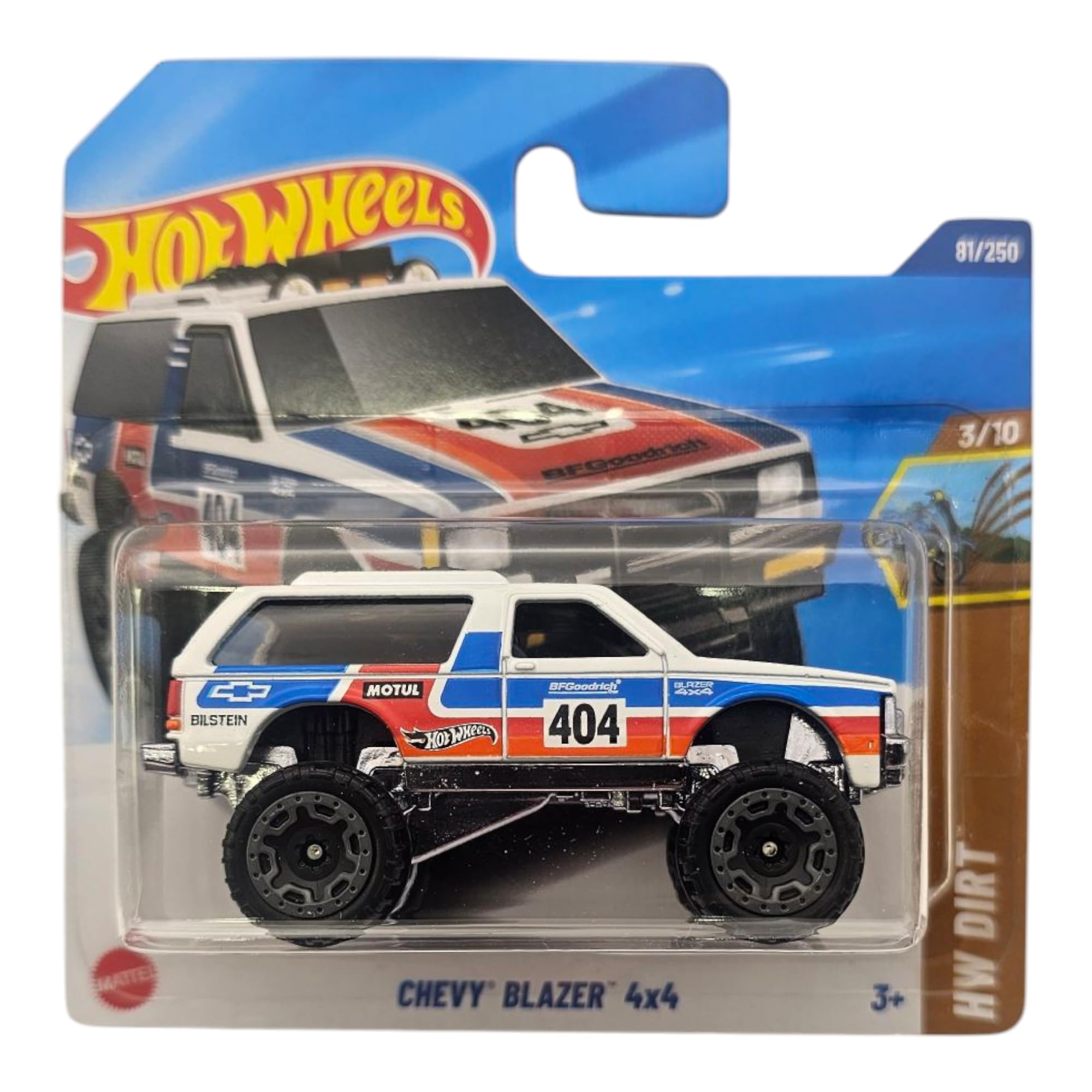 Hot Wheels Chevy Blazer 4x4, Red, 12 cm (L) x 7 cm (W) x 7 cm (H)