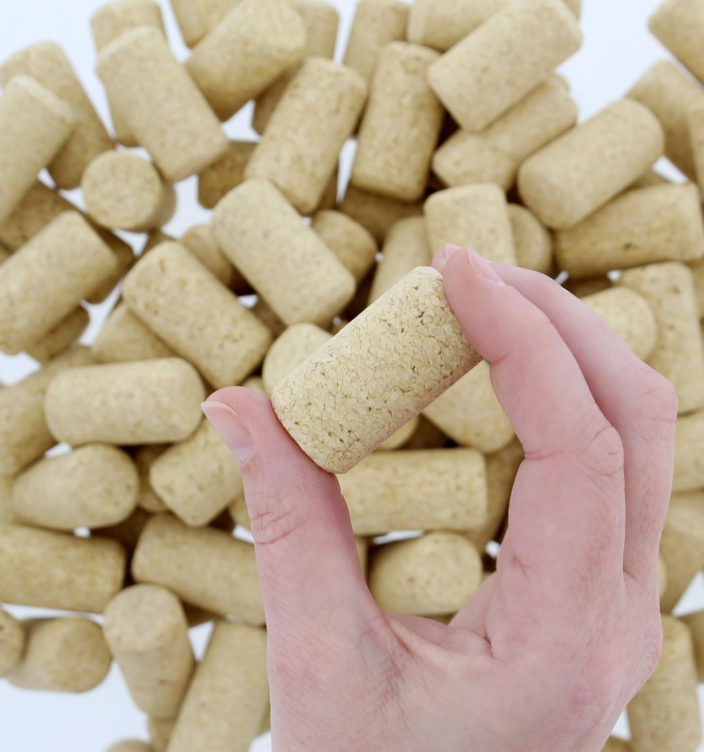 Premium Bulk Wine Corks 1-3/4in x 15/16in Fit Most Bottles, 100 Pack, Natural Straight & Non-Recycled no. 9