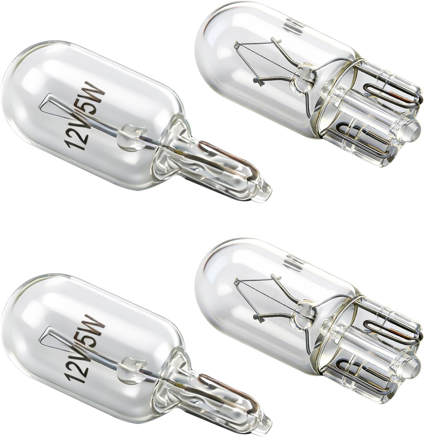 4 Pack Clear Sewing Machine Push-in Light Bulb 12V 5W Compatible with Bernina Kenmore Janome, New Home Sewing Machines Replace 0075355000