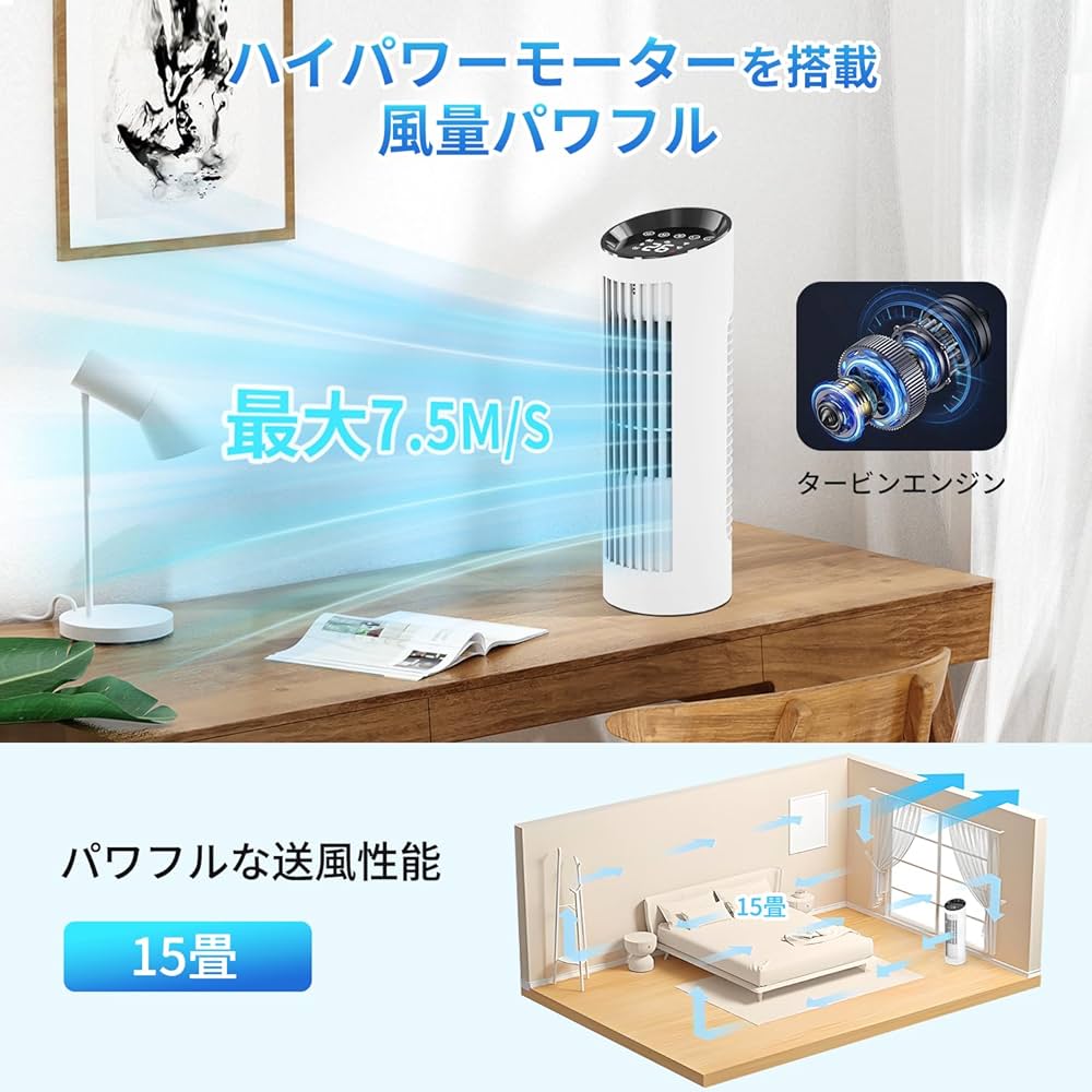 bianca+ SMART TOWER FAN 縦型扇風機　(箱無し) 楽天市場】Global Bridge Trading BIANCA タワーファン スリム