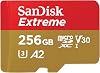 SANDISK 256GB Extreme microSDXC UHS-I Tarjeta de Memoria con Adaptador - C10, U3, V30, 4K, 5K, A2, Micro SD - SDSQXAV-256G-GN6MA 1