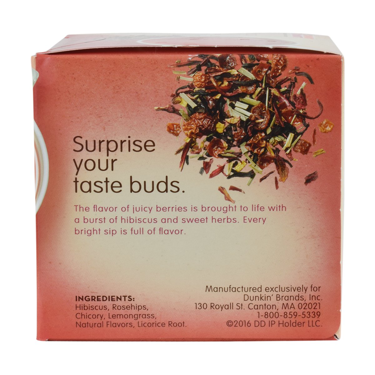 Dunkin Donuts Hibiscus Kiss Herbal Infusion
