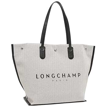 Amazon | [ロンシャン] トートバッグ ロゾ Lサイズ ベージュ