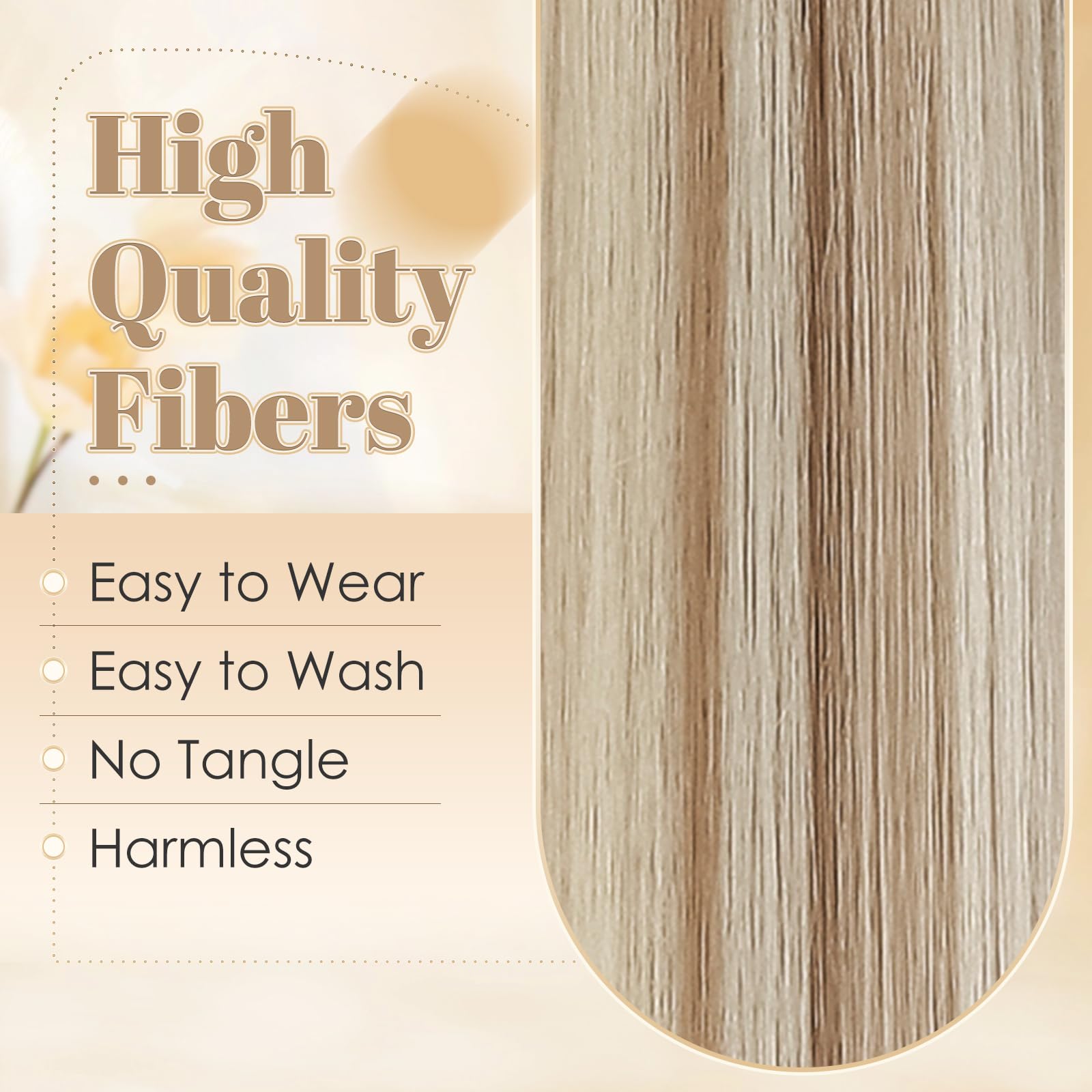 Benehair Claw Clip in Ponytail Hair Extensions - Image 4