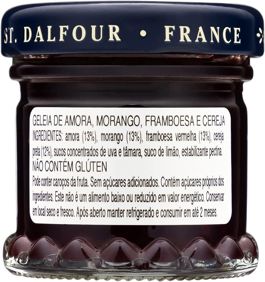 St Dalfour Geleia de Quatro Frutas (Quatre Fruits), 28g