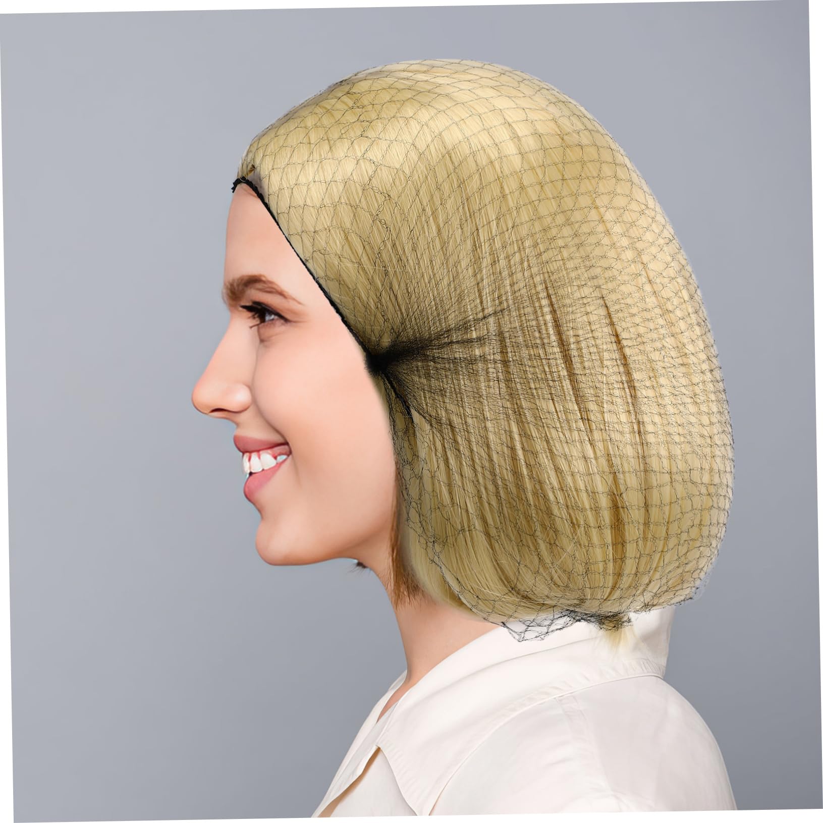 10 Sets Unsichtbare Haarnetze Für Die Küche Haarnetze Mit Elastischem Rand Und Netzgewebe Weiches Bequemes Design 100 Stück * 10