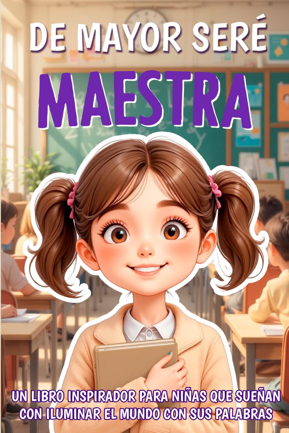 De mayor seré maestra: Un libro inspirador para niñas que sueñan con iluminar el mundo con sus palabras