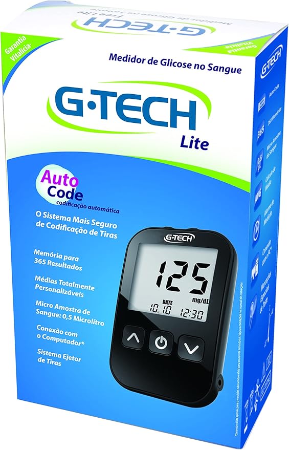 G-Tech Medidor De Glicose Lite : Amazon.com.br: Saúde e Bem-Estar
