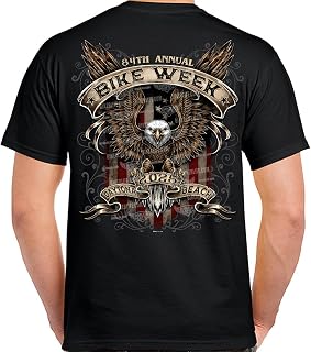 2025 Bike Week Daytona Beach Vintage American Eagle T-Shirt