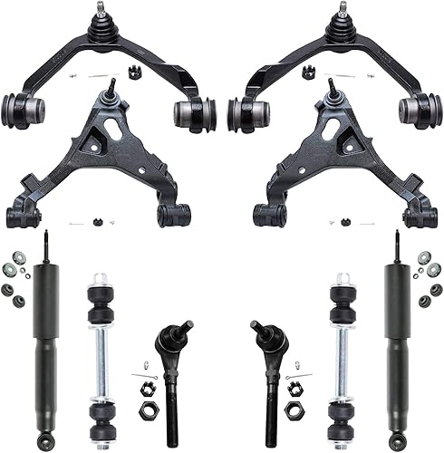 Miniatura 55 de Detroit Axle - Kit de suspensión frontal de 10 piezas para Ford Ranger Mazda B2300 B2500 B3000 B4000, 2 brazos de control superiores, 2 rótulas