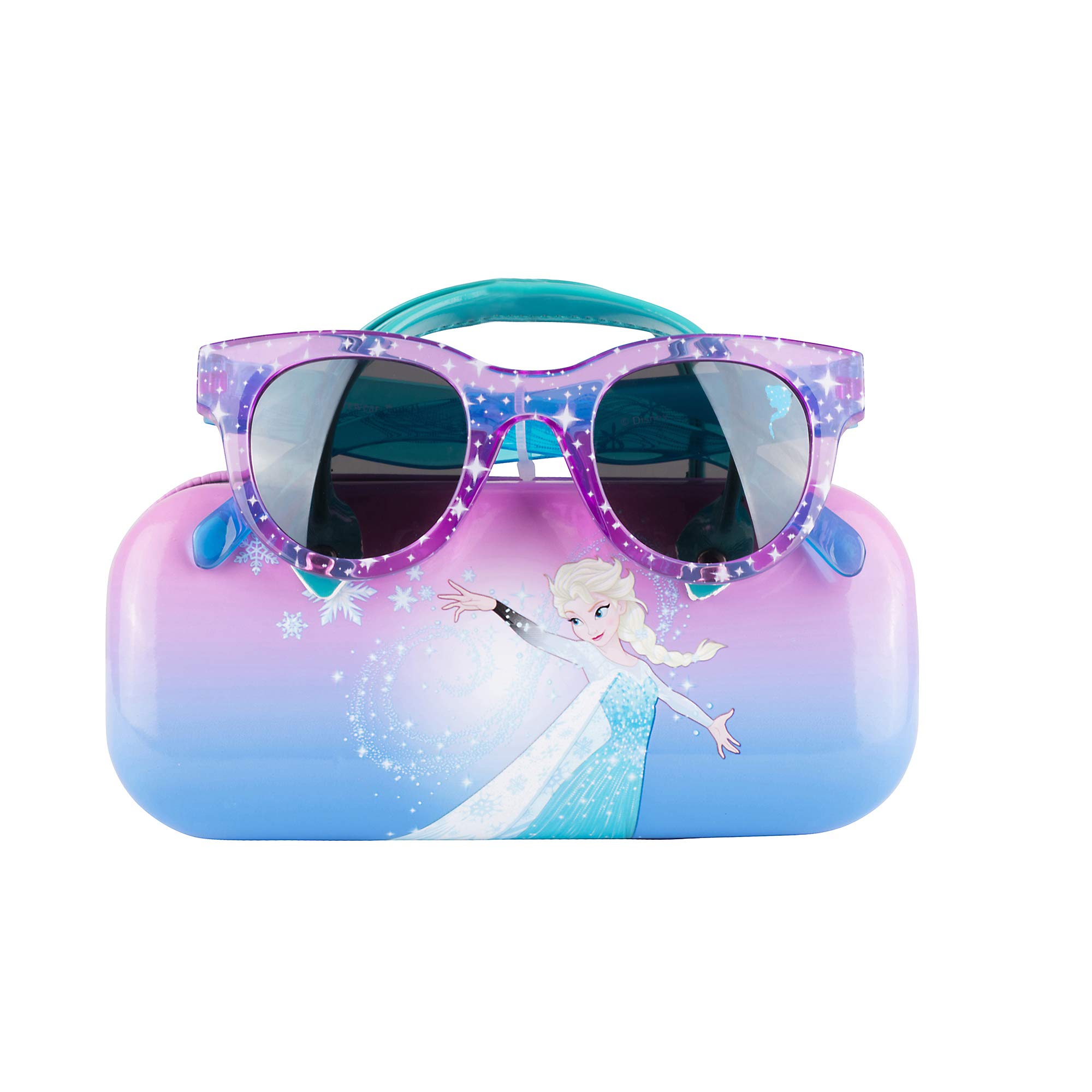 Frozen II Kids Sunglasses for Girls, Toddler Sunglasses with Kids Glasses Case (One Size, Frozen4)