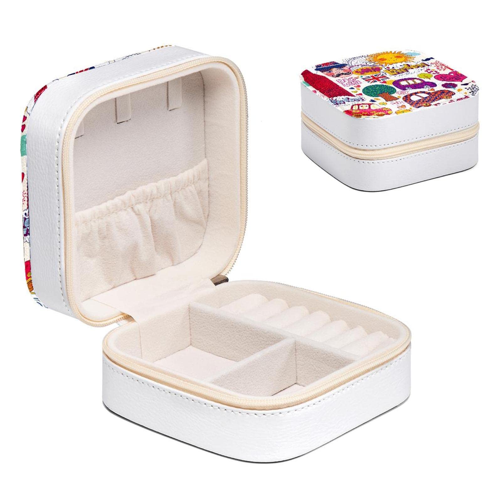 Boîte à bijoux fille motif Londres une idée cadeau originale pour anniversaire