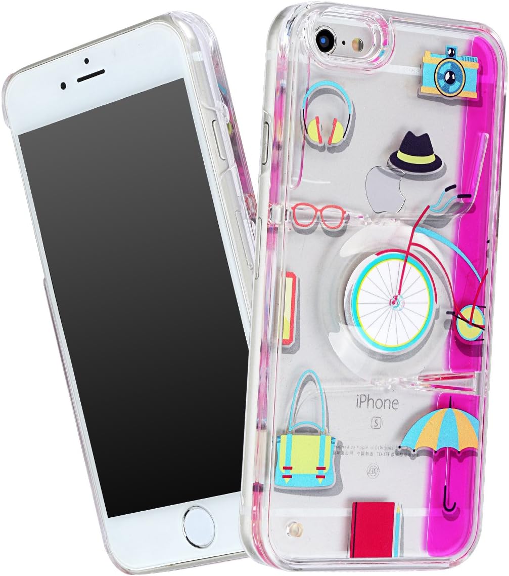 Sanlead Glamour Series Transparent Hard Case for Apple iPhone 6/6S - Leisure Summer Style