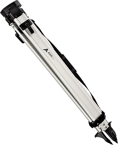 Vista 16 de Trípode de aluminio AdirPro con abrazadera rápida Rojo