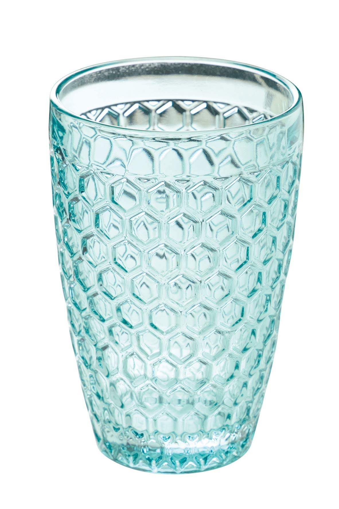 Villa d'Este Home Tivoli - Zestaw 6 szklanek szklanych - Geometria Line - Pojemność 380 ml