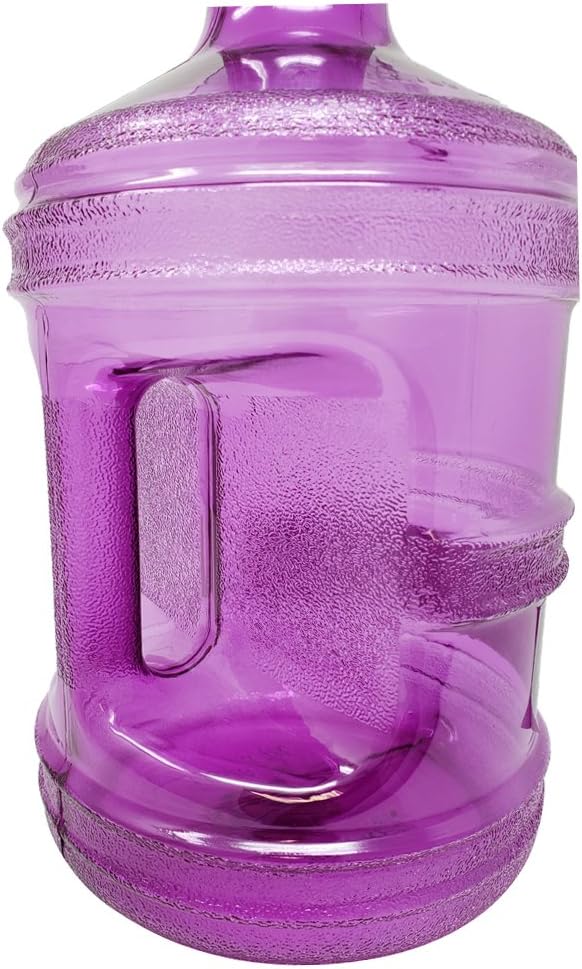 1 Gallon Leak-Proof BPA Free Reusable Plastic Drinking Water Big Mouth Bottle Jug Container with Holder Drinking Canteen image 4
