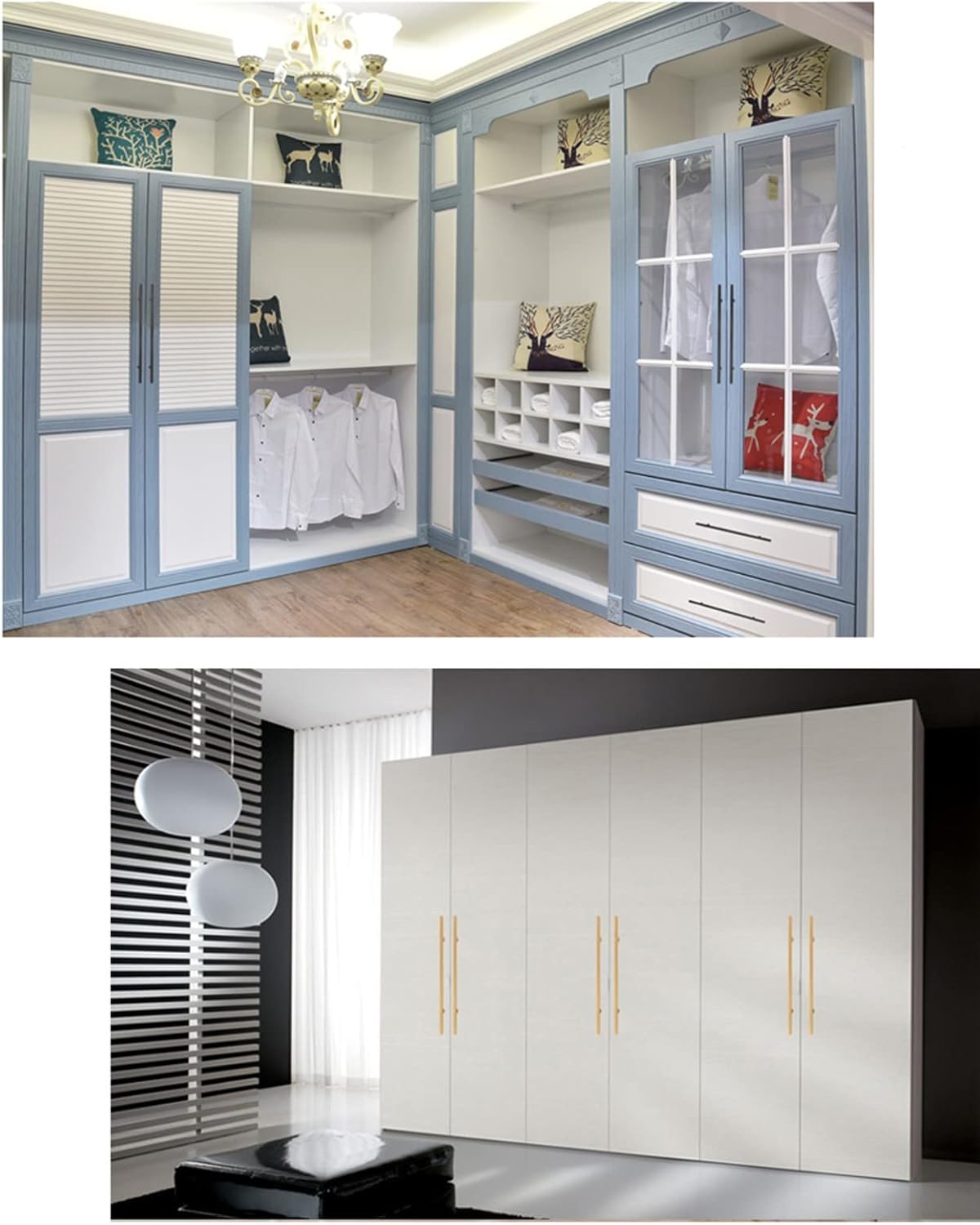 D Handle,Door Cupboard Knobs,Furniture Drawer Pulls,Cabinet Handles Kitchen Cupboard Handles Gold Drawer Handles Kitchen Door Handles Flat Square Cupboard T Bar Handle Modern Cabinet Hardware (Size:60