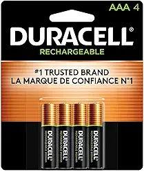 Duracell Pilha Recarregável AAA Pequena Com 4 Unidades
