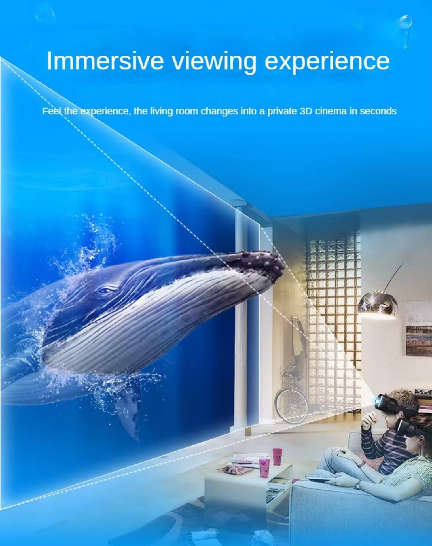 Cuffie per realtà virtuale VR, set 3D VR per adulti e bambini, occhiali VR per film 3D, videogiochi, occhiali VR per iPhone 16 15 14 13 Pro Max Plus Samsung Galaxy S24 S23 S22