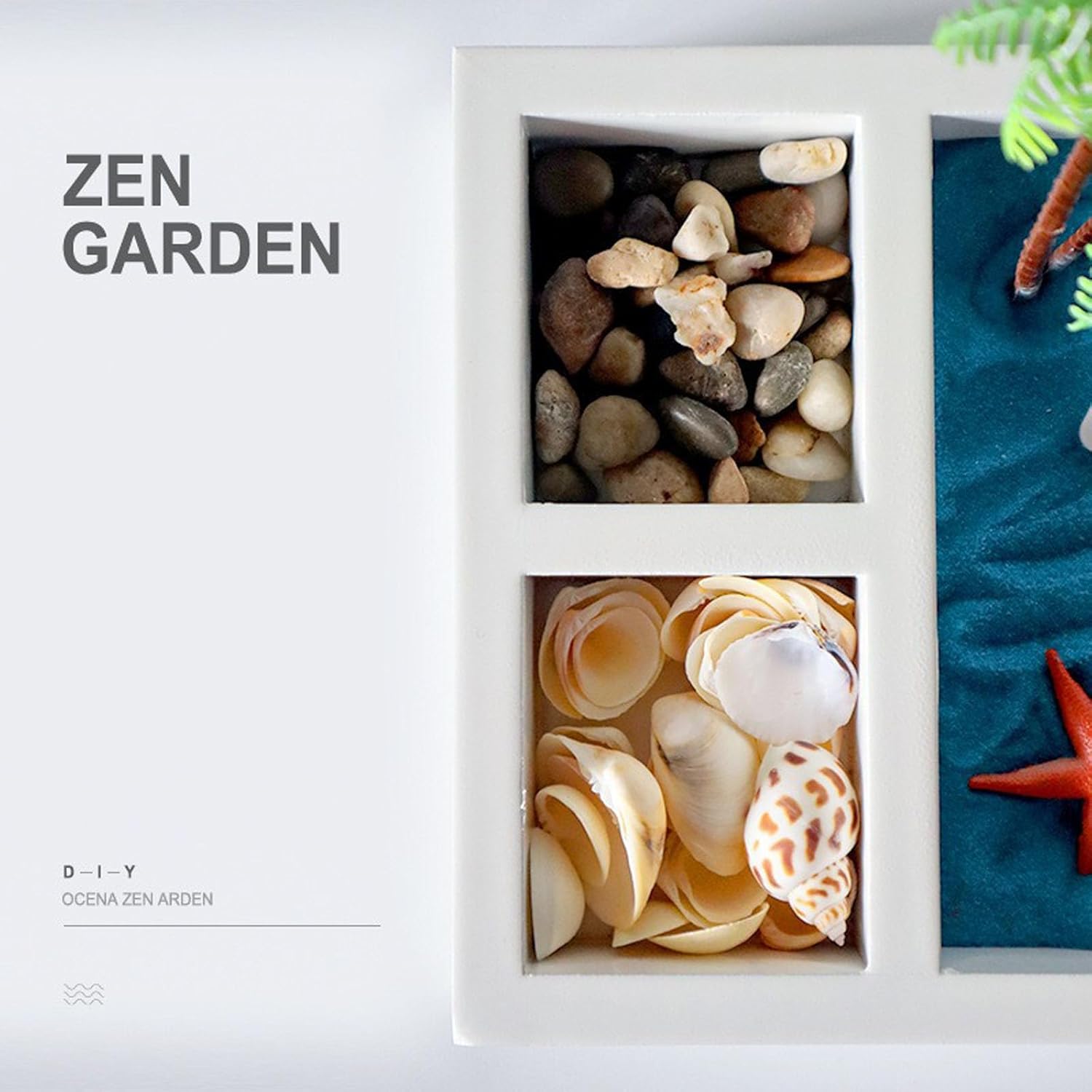 詳細な海洋砂トレイフィギュアコレクション 旅行記念品や家庭用オーナメント用 完全なマリンディスプレイ