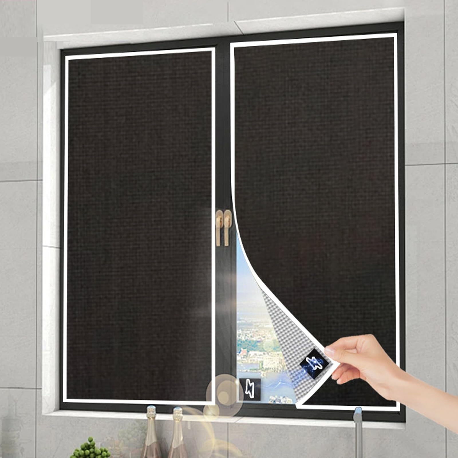 Película opaca para ventana, lámina aislante reflectante del calor, protección solar anti UV, tinte de privacidad para tragaluces y balcones