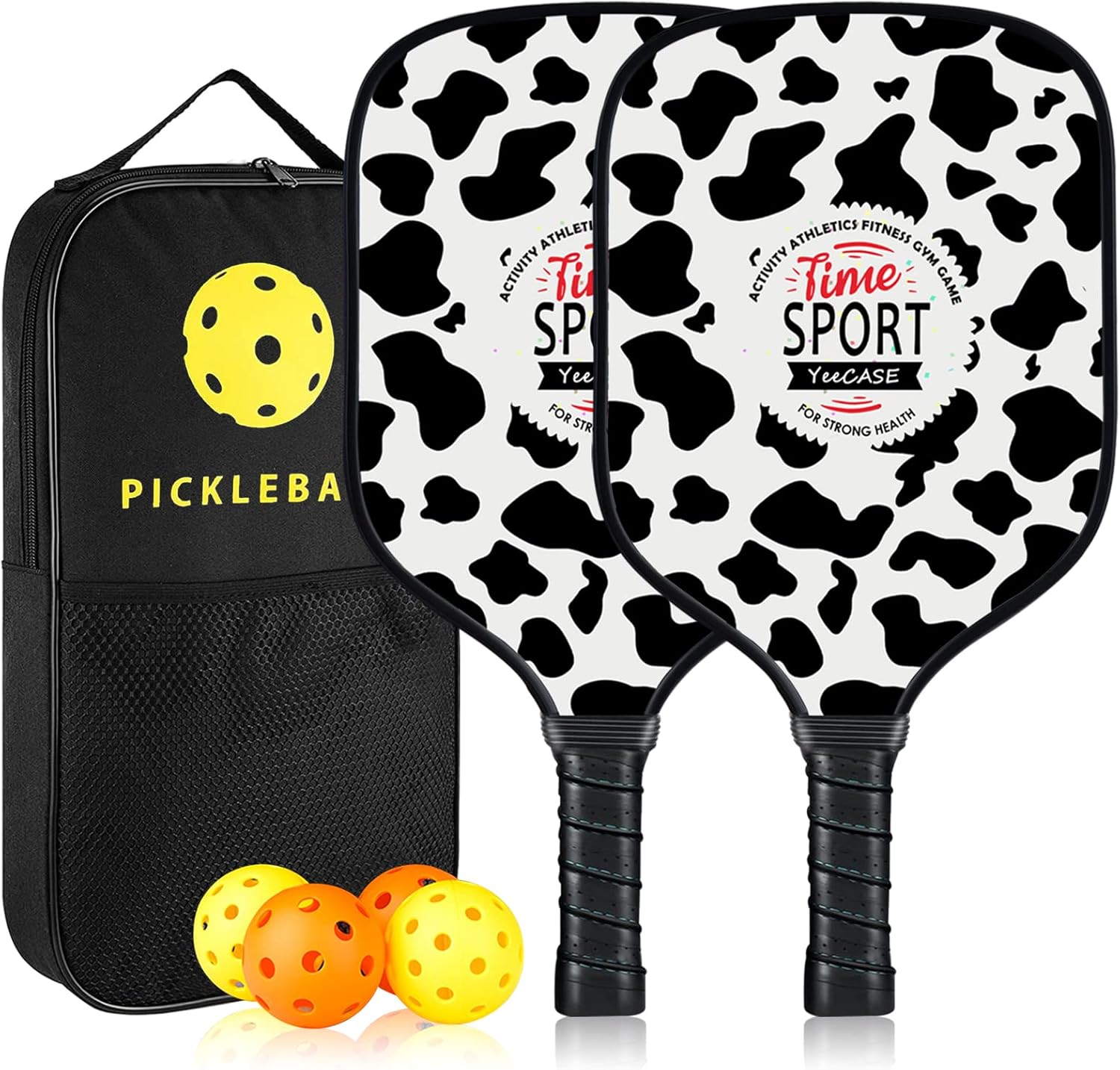 YeeCASE Pickleball Paddles, Pickleball Set of 2
