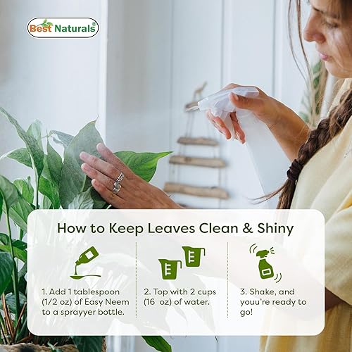 Miniatura 2 de Best Naturals Aceite de neem 100% puro, 100% prensado en frío y sin refinar, 16 onzas (2 botellas)