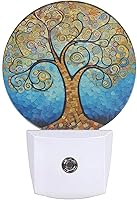 Vista 32 de EKOBLA Luz nocturna de girasol y mariposa, luces nocturnas enchufables a la pared para niños y niñas, luz nocturna LED, lámpara redonda