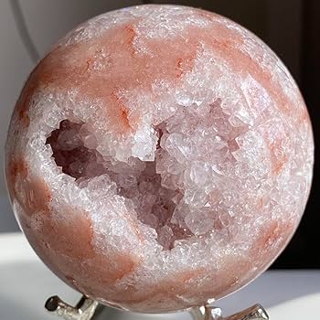 Amazon.co.jp: 美しい ドゥルージー ピンクアメジスト 笑口