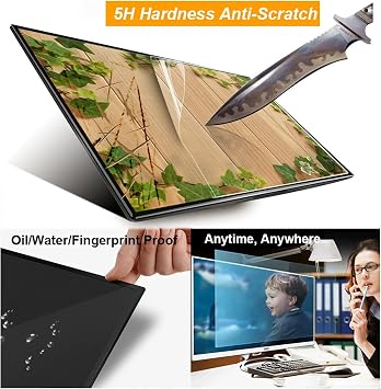 32-43 Inch Anti-Blue Light Monitor/TV Screen Protector and Damage Protection Panel Filter Blocking UV& Blue Light from 380 to 495Nm. Fits LCD, OLED & QLED HDTV,39 856 * 478