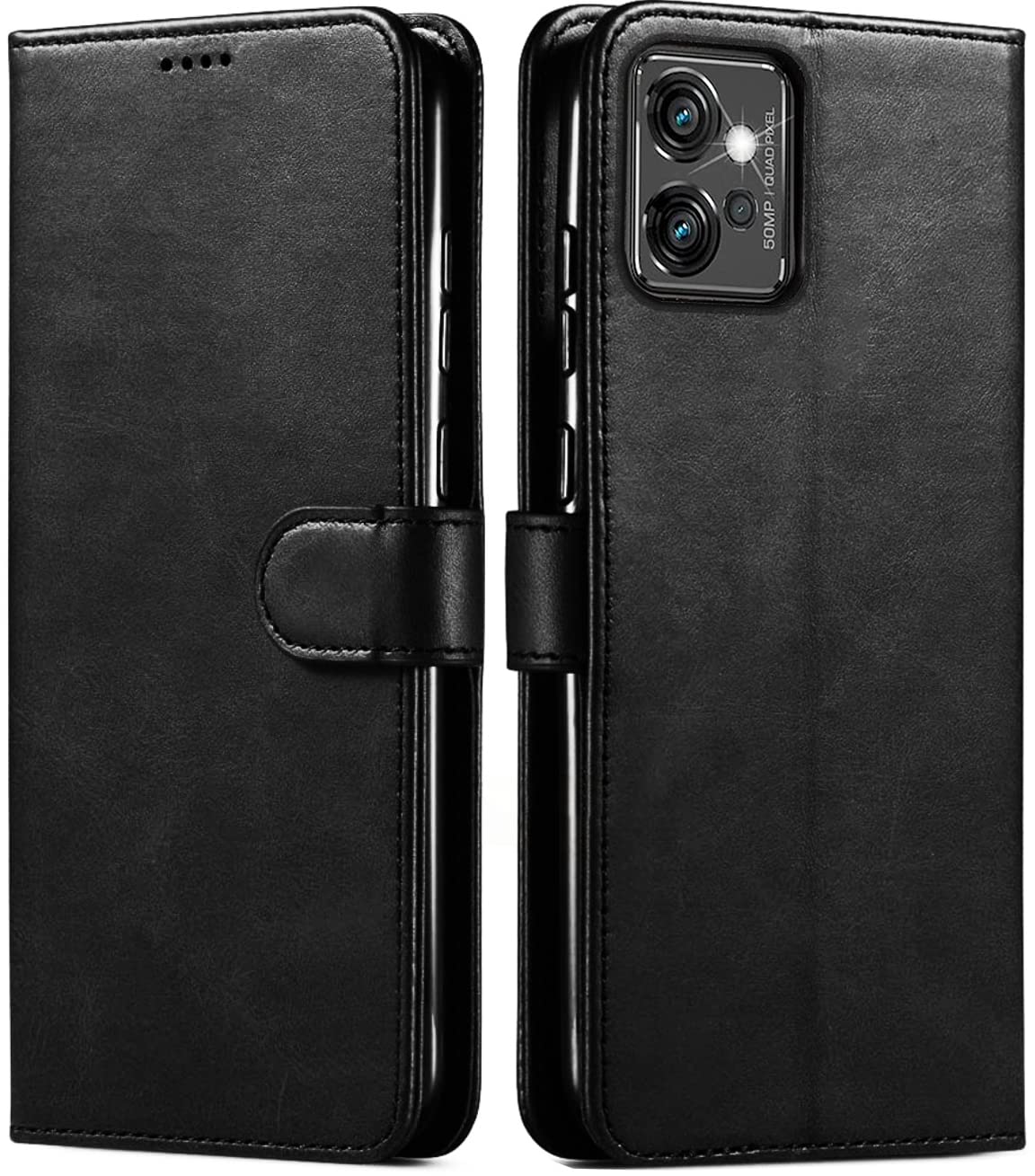 GoldKart Motorola Moto G32 Flip Cover | PU Leather Wallet Stand | TPU Inside | Magnetic Closure | Back Case Cover for Motorola Moto G32 - Black (B0BVHZT117) Amazon Price History, Amazon Price Tracker