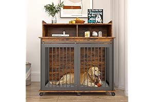 43.7'' Heavy Duty Dog Crate: The Ultimate Furniture-Style Retreat for Medium/Large Dogs