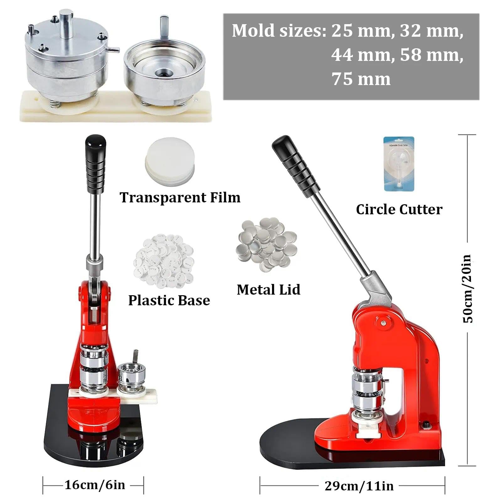 Le Kit De Machine Fabriquer Des Badges Épingles Un Coupe-cercle(44mm)