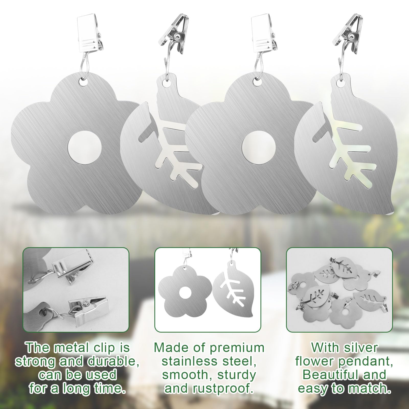 Lot De 8 Poids De Nappe Magnétiques Pour Nappe D'Extérieur