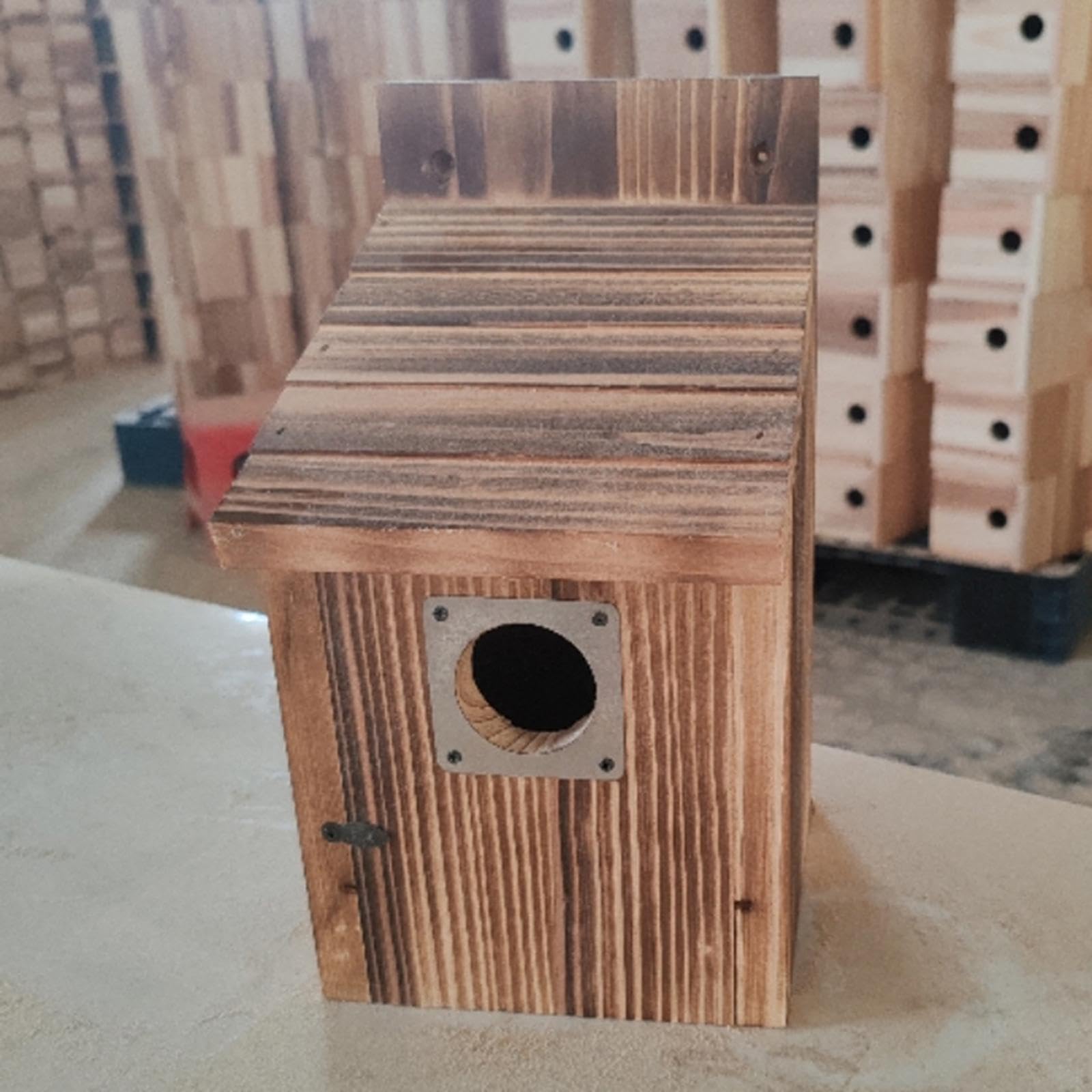 F Fityle para Pájaros Hecha de, Caseta para Pájaros, Fácil de Limpiar, Resistente a La Intemperie, para Colgar, Casa para Pájaros, Caja Nido para Patio