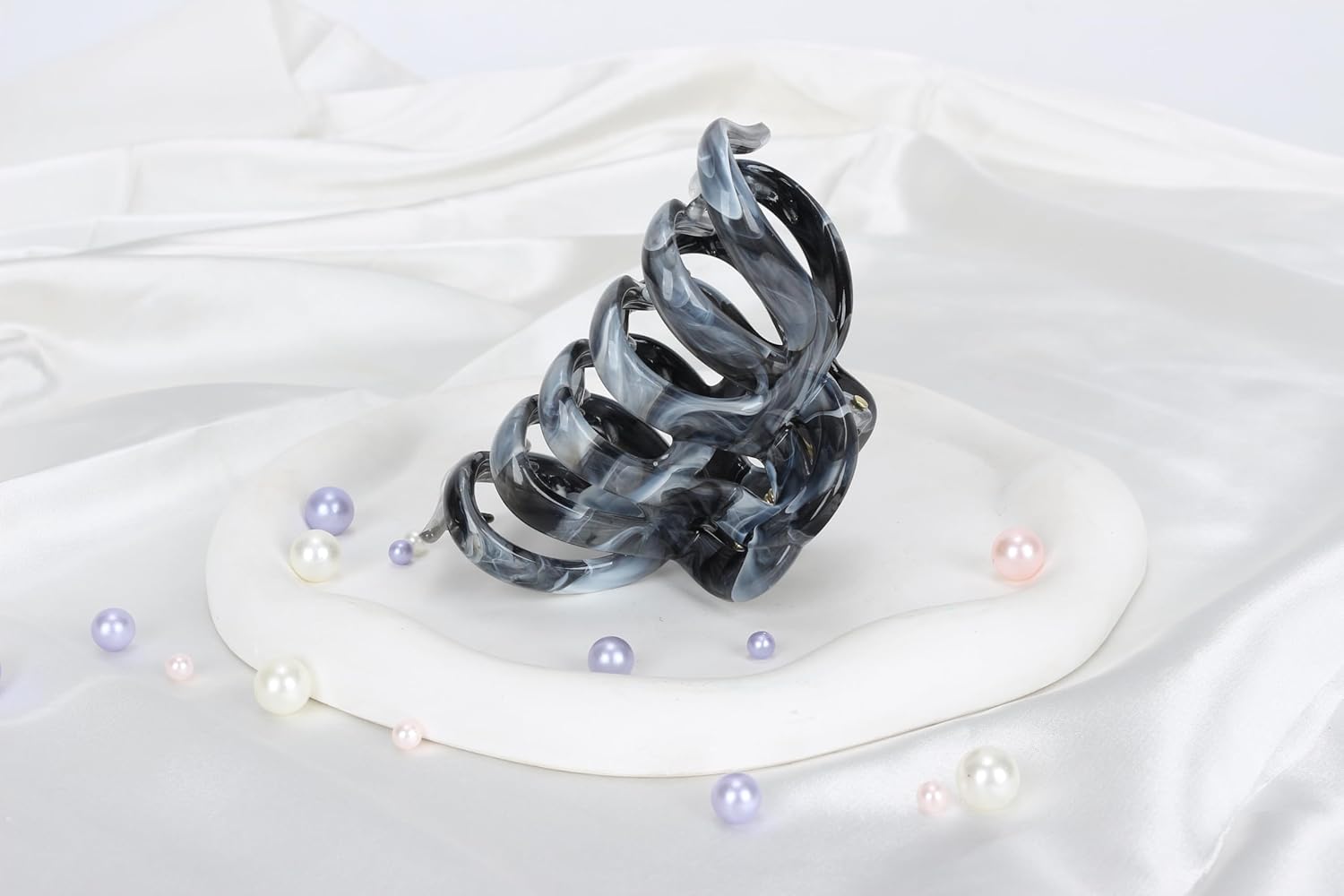 Octopus Hair Claw Clips for Thick, Long, Wavy, Curly Hair - French Large Big Clips, Strong Hold Non-Slip Grip, Tortoise Shell Accessories for Women - Image 5